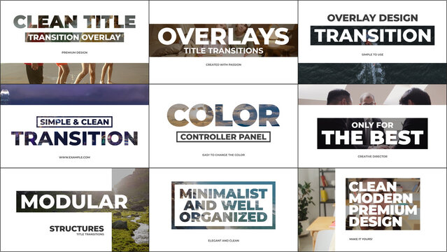 Overlay Title Transitions