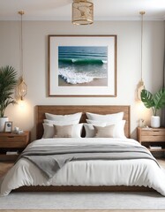 Fototapeta premium modern bed room interior design