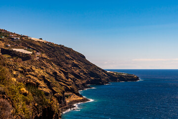 Paisaje en la isla de La Palma, Canarias.