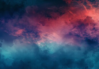 Fototapeta premium Light vibrant colors noise texture banner poster backdrop design with dark retro grunge template background , purple red blue grainy gradient background, orange yellow light blue light purple.