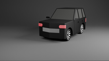 Car Model For Game Assests | 3D Car Model For Game |3D Miniature Car Model | Black Color Car Model Wallpaper