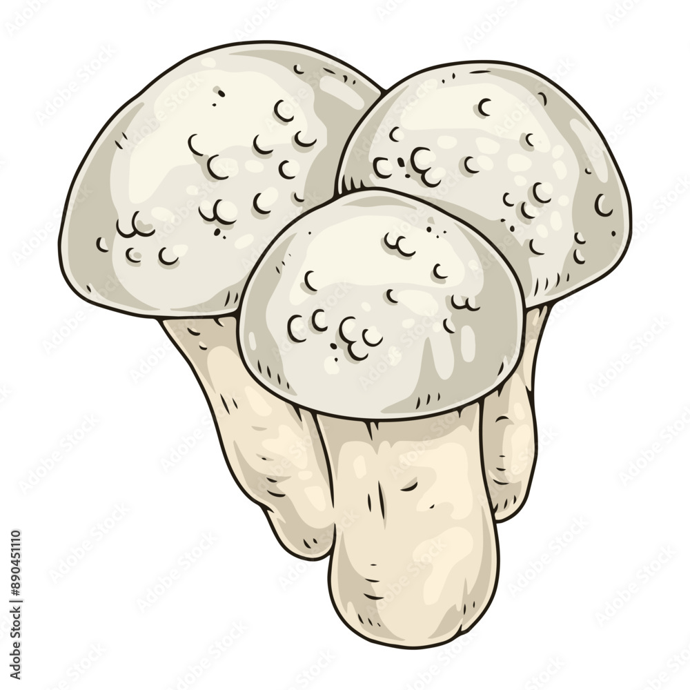 Canvas Prints Mushrooms puffball colorful detailed element