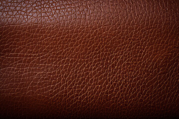 Processed collage of brown leather cloth surface texture. Background for banner, backdrop