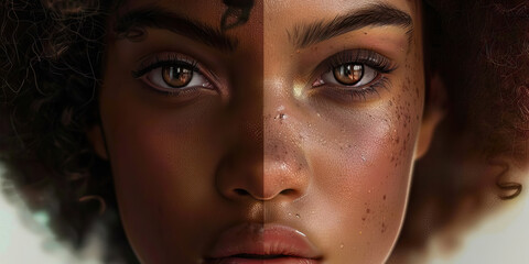 Black Artists Changing the Narrative. Woman portrait.