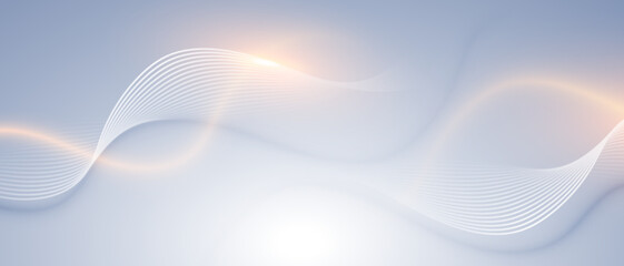 Modern abstract background with flowing lines.	
