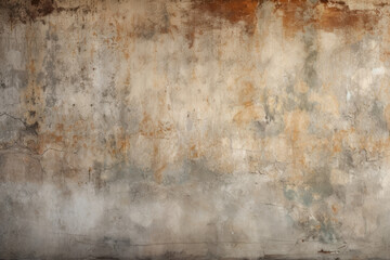 Processed collage of dirty brown concrete wall surface texture. Background for banner, backdrop