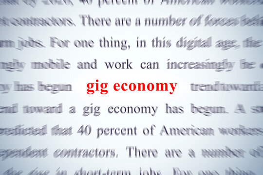 zoom on word gig economy
