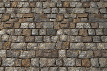 Fototapeta premium Processed collage of old street pavement surface texture. Background for banner, backdrop