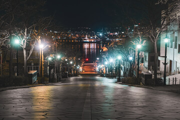 Fototapeta premium 【#函館】八幡坂から見た夜景