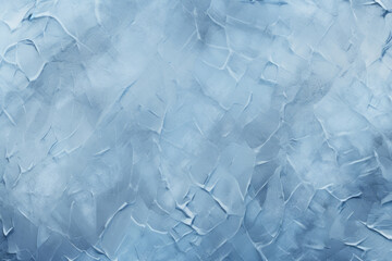Obraz premium Processed collage of thick layer of cracked ice texture. Background for banner, backdrop or texture