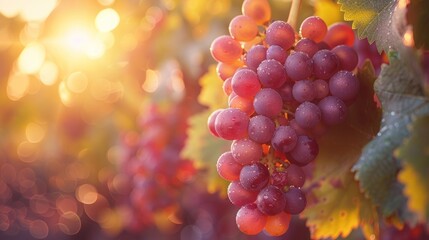 Grapes with Sunset Glow