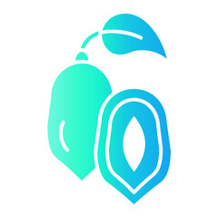 Fototapeta premium miracle fruit icon