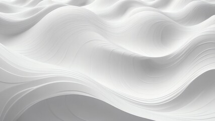Fototapeta premium white waves pattern abstract background design