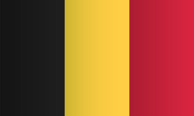 Belgium national flag. Vector illustration