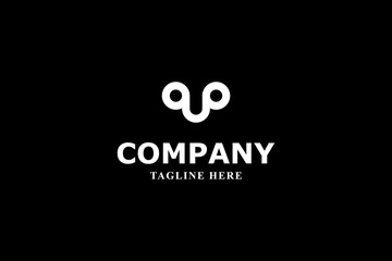 letters a u p goat head logo