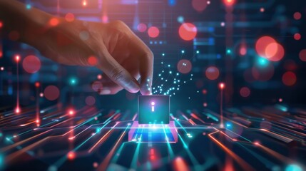 Smart contract voting system with community participation, secure and democratic.