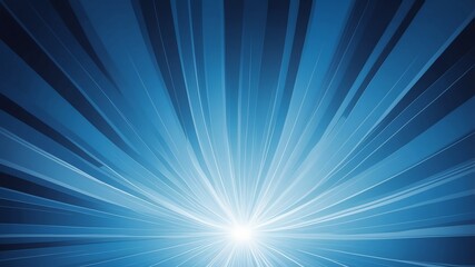 blue sunburst rays abstract background design