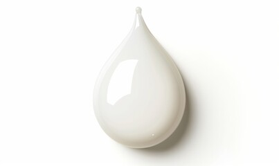 Isolated Sunscreen Droplet: Protective Skincare Lotion on White Background. AI-Generated 4K High-Resolution Wallpaper for Commercial Advertising, Editorial Use, and Event Invitations. Abstract Represe