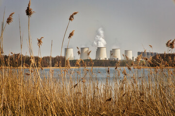 Kraftwerk Jänschwalde - Wärmekraftwerk - Braunkohle - Energie - Lausitz - Teichland - Brandenburg...