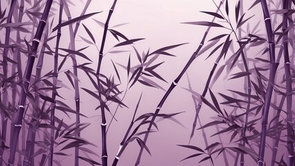 Obraz premium purple bamboo leaves abstract background design