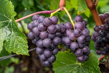 Fototapeta premium Pinot Noir fruit background