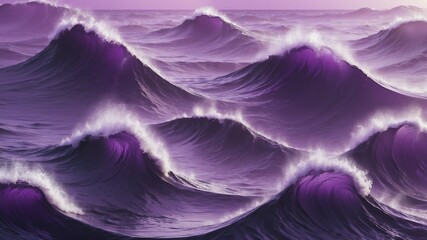 Obraz premium purple ocean waves abstract background design