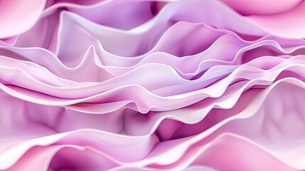Obraz premium A close-up of abstract paper waves in white, blue, and purple hues, creating a soft and flowing visual SEAMLESS PATTERN