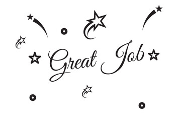 All the best card. Beautiful greeting banner poster calligraphy inscription black text Word gold ribbon. Hand drawn design elements. Handwritten modern brush lettering white background isolated vector