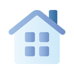 An icon of home, editable vector design, house or real estate vector design