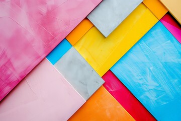 Obraz premium abstract minimalist geometric shapes