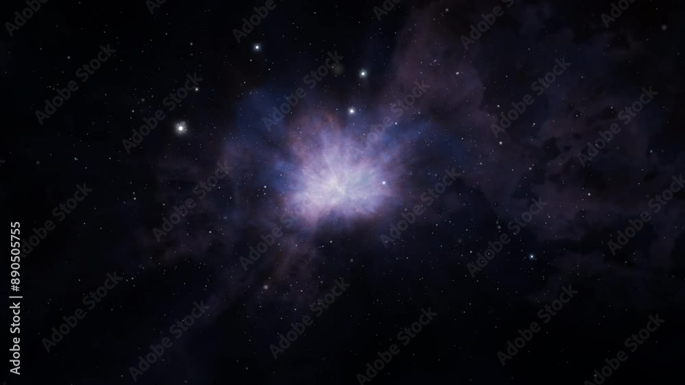 Sticker supernova explosion seamless loop
