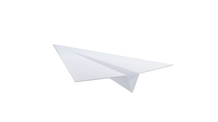 paper airplane flying 3D rendering