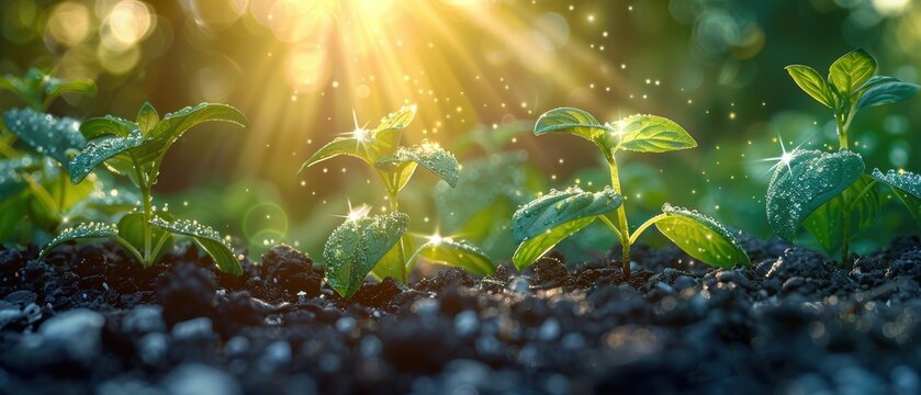 photosynthesis process Shows how plants convert sunlight into energy.
