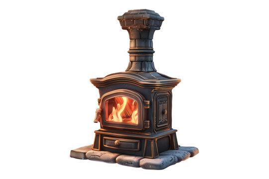 recommend clip art: Wood burner stove isolated on transparent background