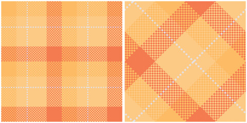 Tartan Plaid Vector Seamless Pattern. Plaids Pattern Seamless. Traditional Scottish Woven Fabric. Lumberjack Shirt Flannel Textile. Pattern Tile Swatch Included.