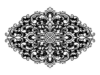 Vector classic vintage ornament frame
