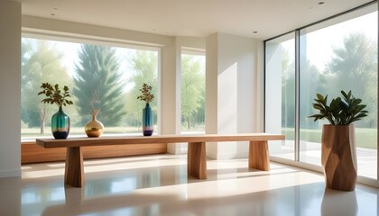 Photo interior modern design room 3d illustration