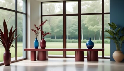 Photo interior modern design room 3d illustration