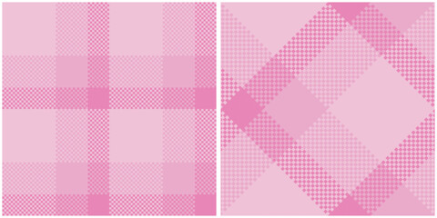 Tartan Plaid Vector Seamless Pattern. Classic Plaid Tartan. Seamless Tartan Illustration Vector Set for Scarf, Blanket, Other Modern Spring Summer Autumn Winter Holiday Fabric Print.