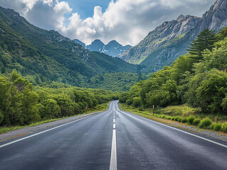 Naklejka premium concept of the road as the need to be on the road