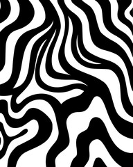 Stripe line monochrome illusion illustration patten background vector layout banner paper art print editable