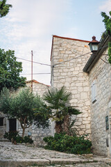 City of Rovinj in croatia with meer