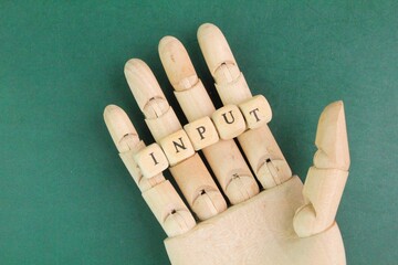 letters of the alphabet with input words. there is little input from other members of the team