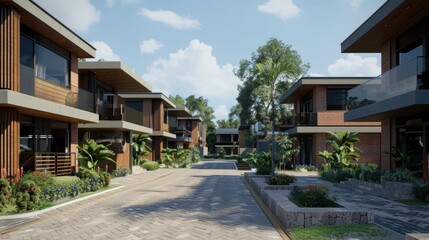 Plant Sky Building Cloud Window House Shade Tree Neighbourhood Landscape Facade Cottage Condominium