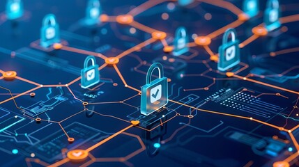 CloudStrike Network Security Secure Sockets Layer SSL SSL certificates and padlock icons representing secure connections