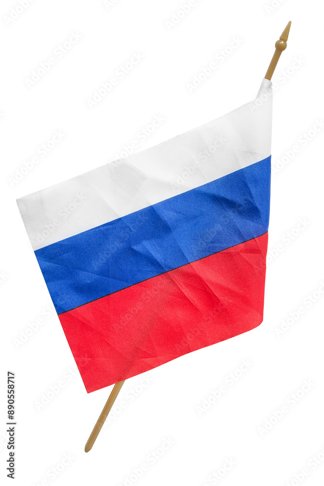 Poster Russian flag isolated