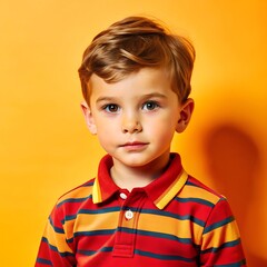 portrait of a little child. portrait of a boy. Smiling baby for photo album. Handsome little boy in front for advertising.