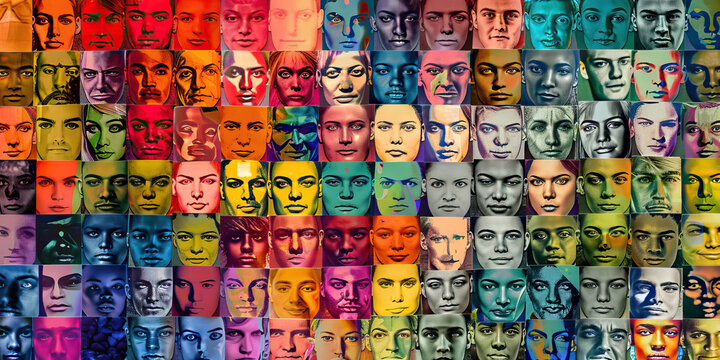 The Threads of Democracy: A colorful tapestry of people from different walks of life, woven together.