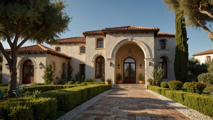 Naklejka premium Mediterranean Villa