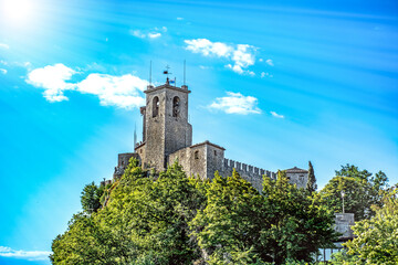 San Marino - first tower